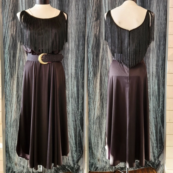 1970s Fringe Disco Dress - Picture 2 of 4